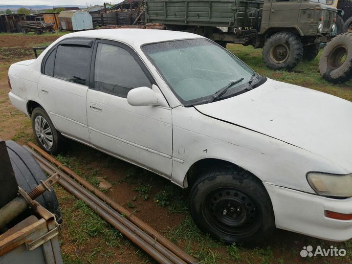 Toyota Corolla 1.6 МТ, 1990, битый, 165 538 км