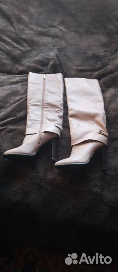 Демисезонные сапоги из натуральной кожи