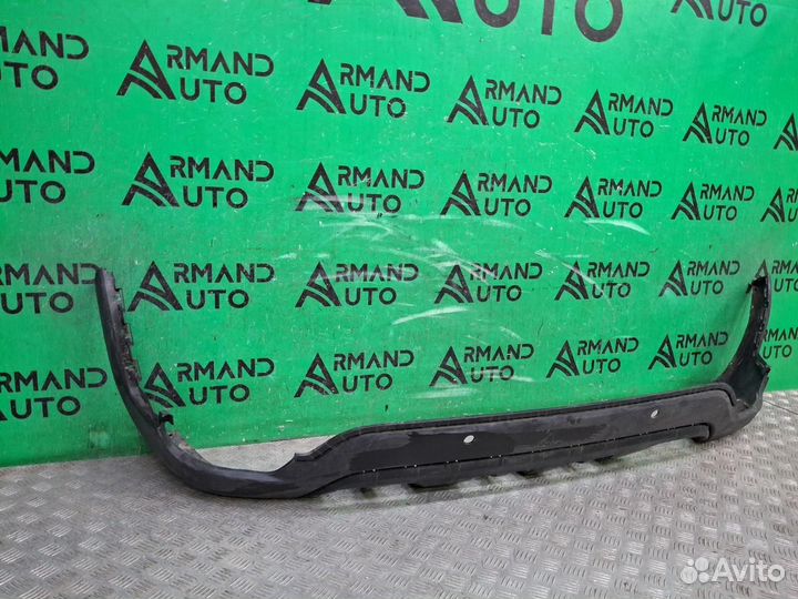 Юбка бампера задняя Kia Rio 4 FB 2017-2020