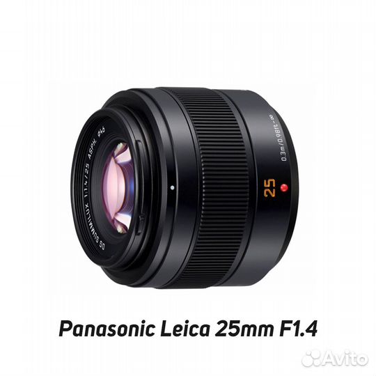 Аренда объектива - Panasonic Leica 25mm F1.4