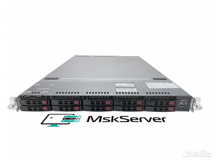 Сервер Supermicro 1029U-TR25M 2x Bronze 3104 512Gb