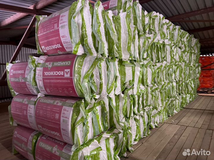 Утеплитель Rockwool лайт баттс скандик 800х600х50