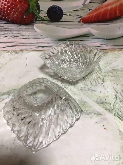 Вазы и пепельница хрусталь и стекло СССР