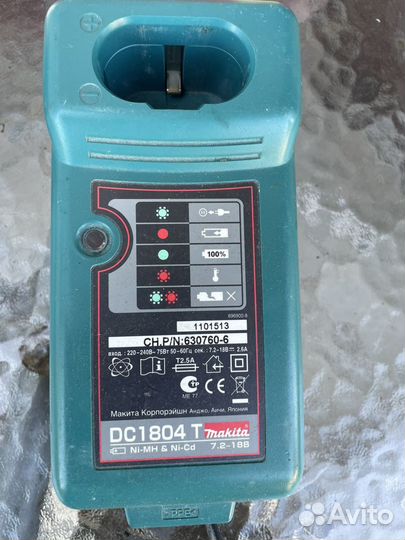 Шуруповерт makita 18v и 14 на запчасти