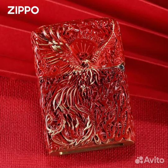 Зажигалка Zippo - Дракон и Феникс