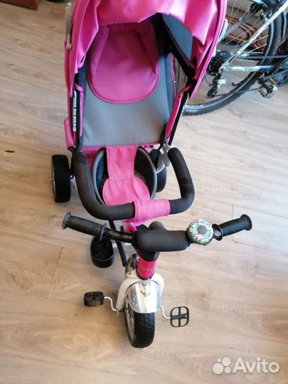 Детский велосипед с родительской ручкой