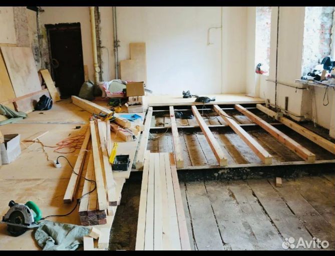 Ремонт полов под ключ