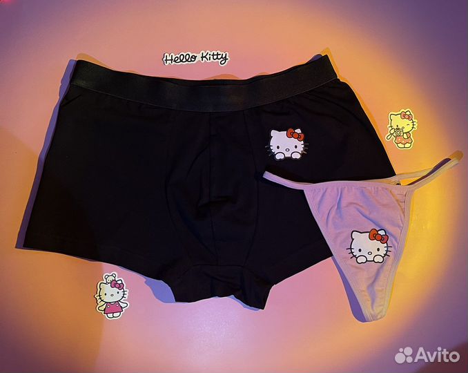 Парные трусы с Hello kitty