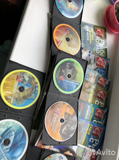 Коллекция журналов про рыбалку с дисками