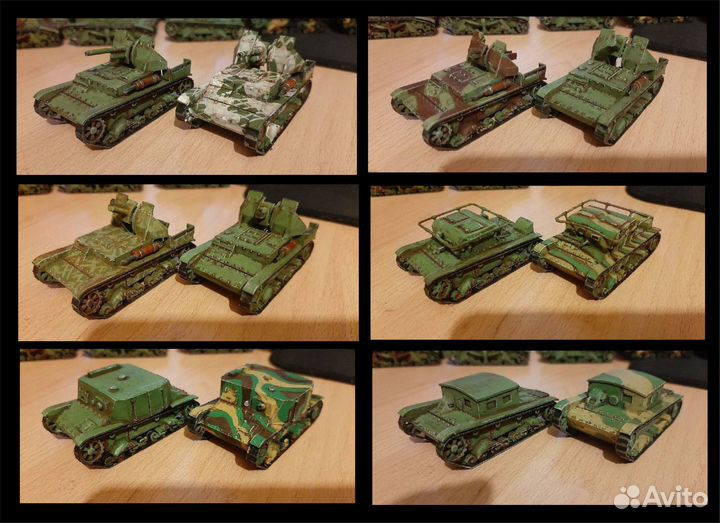 Модели танков в масштабе 1/72