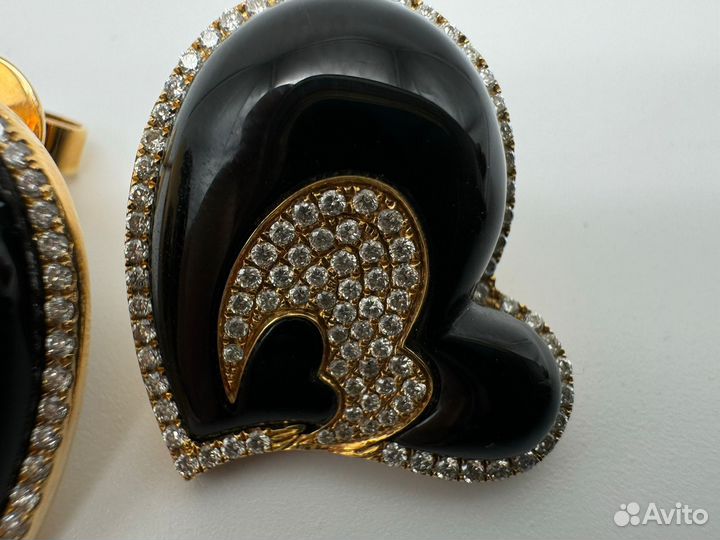 Серьги Damas с ониксом