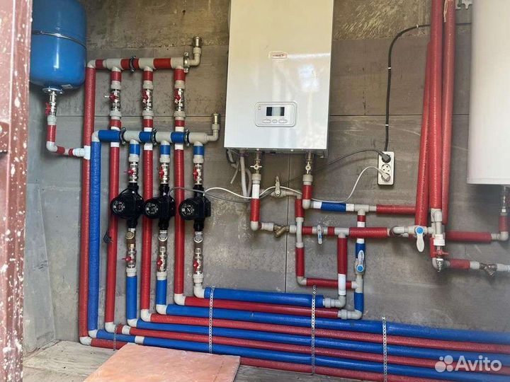 Монтаж отопления, тёплых полов частный мастер