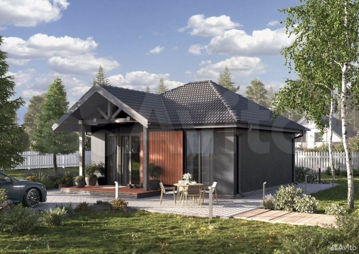 Дом 60 м² на участке 10 сот.