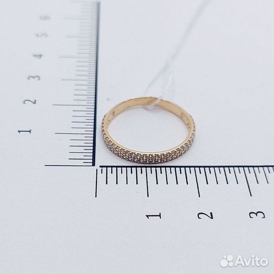 Золотое кольцо с камнем 16р