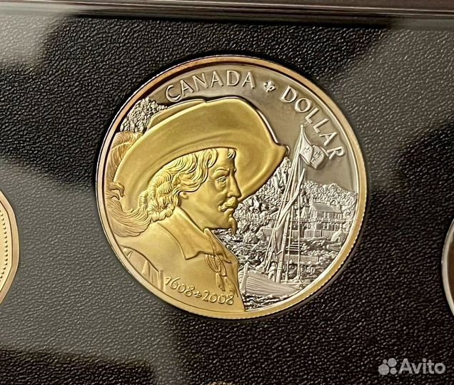Канада набор монет 2008 серебро Proof