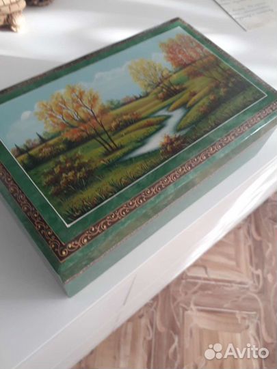 Шкатулка деревянная
