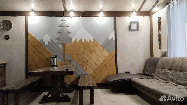 Баня на дровах с купелью 