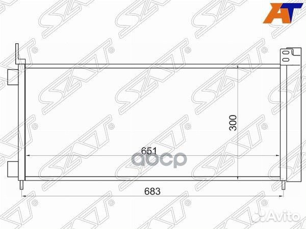 Радиатор кондиционера Lexus NX 14-21 ST-LXN1-394-0