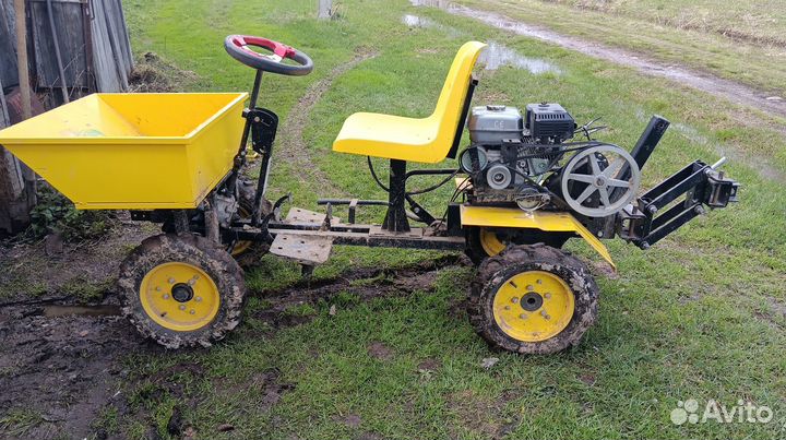 Мотоблок целина с передним адаптером 