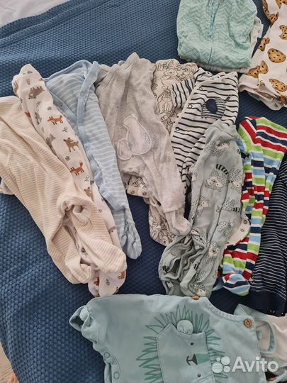 Вещи пакетом для мальчика от 0 до 3 месяцев