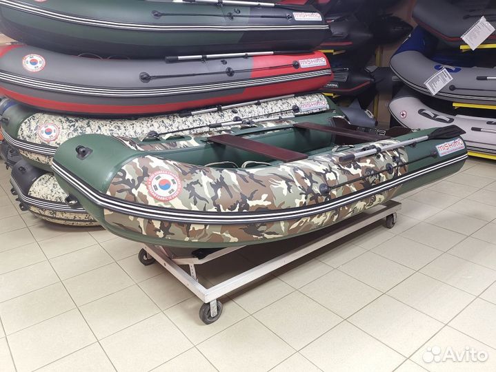 Лодка mishimo PRO 350 камуфляж камыш
