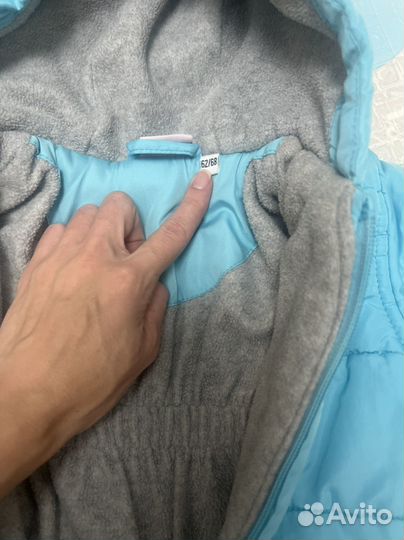 Комбинезон осень весна 62/68 размер + ботиночки