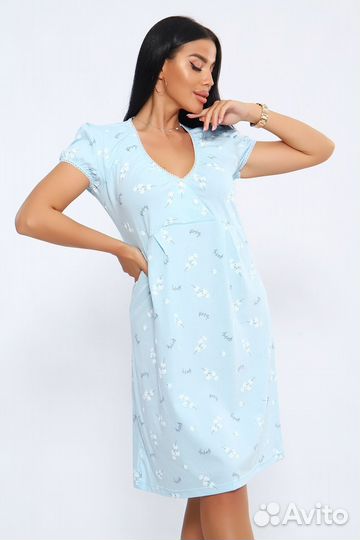 Оптом. Сорочка - голубой №Н-88089