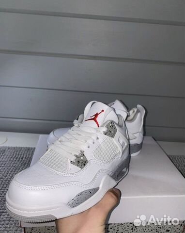 Nike air Jordan 4 Retro White Oreo