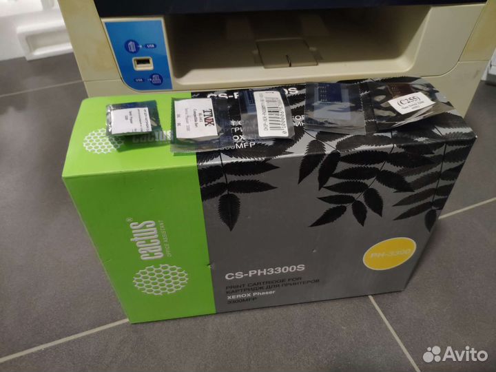 Мфу Xerox Phaser 3300mfp+Картридж+Чипы