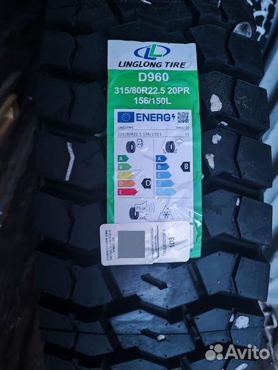 315/80R22.5 D960 ведущая стройка