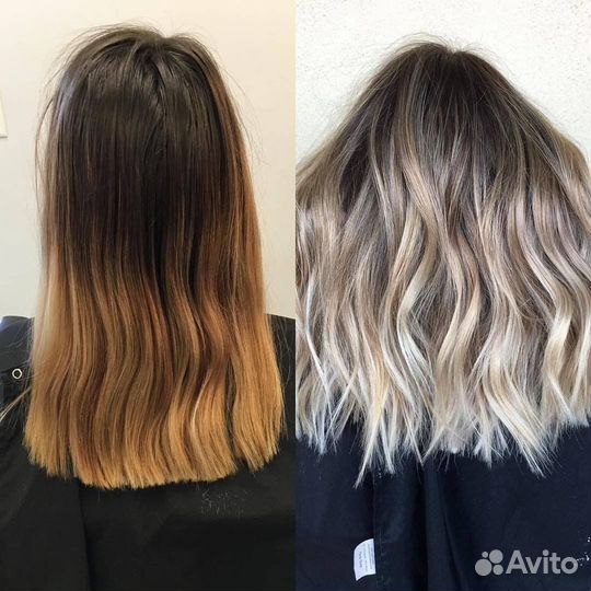 Стрижка и окрашивание