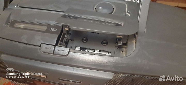 Магнитола двухкассетная panasonic