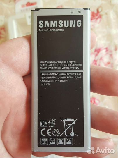 Аккумулятор и стилус Samsung Galaxy Note 4