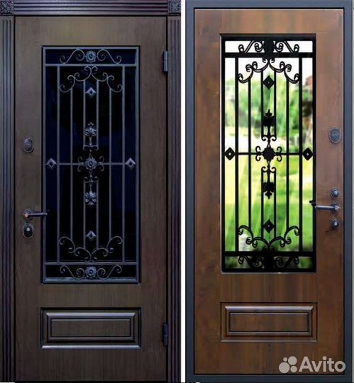 Входные двери от производителя ковка, стекло