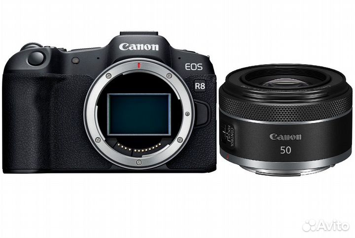 Камера Canon EOS R8 body + RF 50mm f1.8 STM