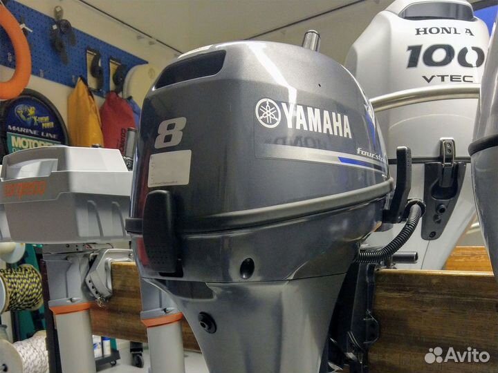 Мотор лодочный Yamaha F 8 cmhs Витрина