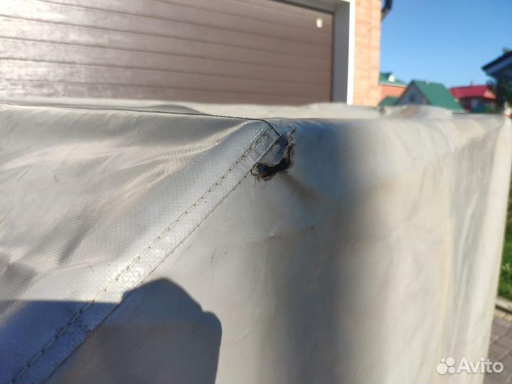 Тент с каркасом на прицеп 2.4х1.4 метра