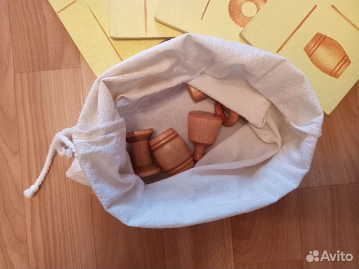Детское лото из дерева
