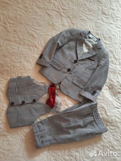 Костюм тройка для мальчика 80-82