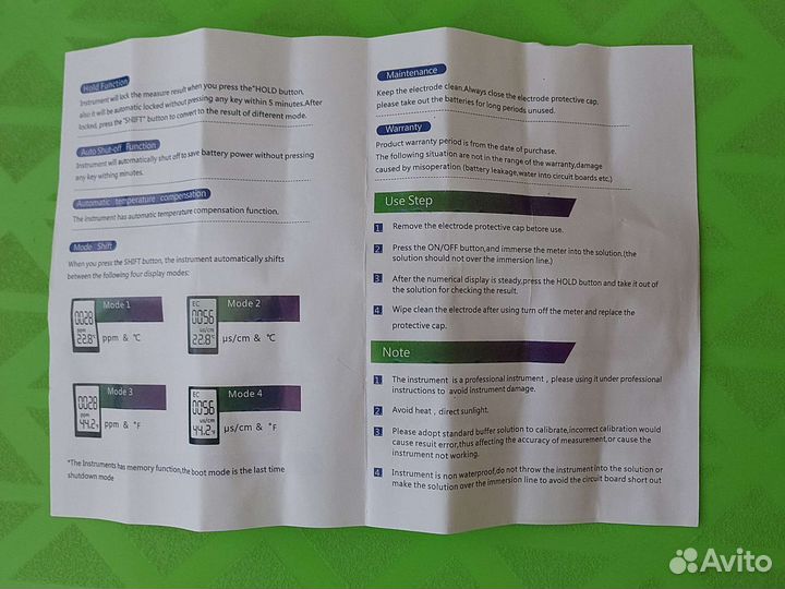 TDS Метр (солемер ) электронный Тестер для вода