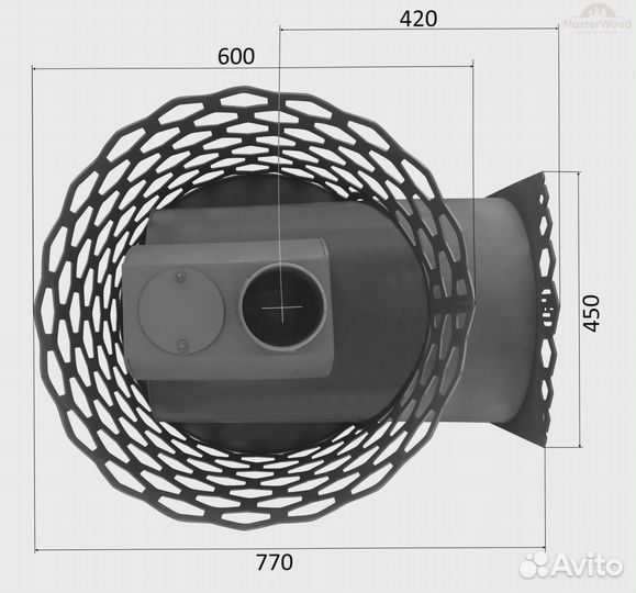 Печь банная Шихан