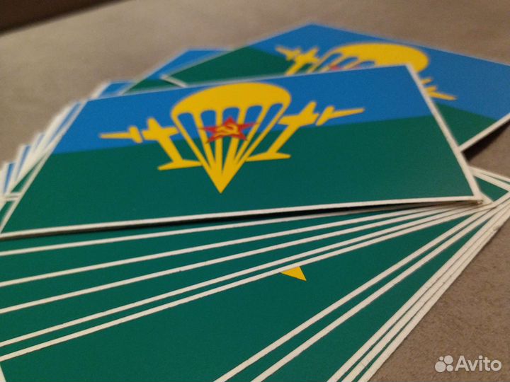 Вдв флаг наклейка пленка пвх