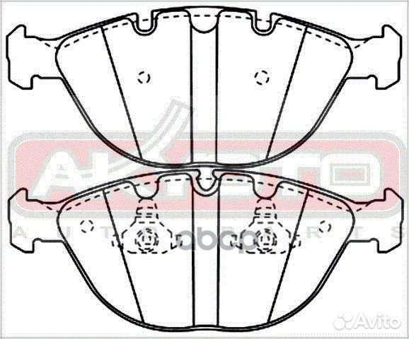 Колодки тормозные дисковые передние AKD-0336 AK