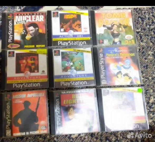 Sony playstation 1 диски