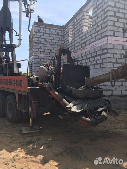 Услуги бетононасоса