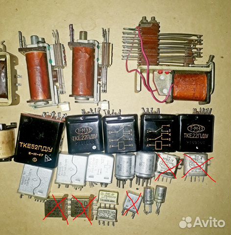 Реле, кнопки, переключатели СССР