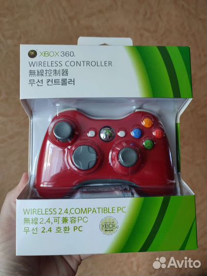 Беспроводной геймпад джойстик xbox 360 с адаптером