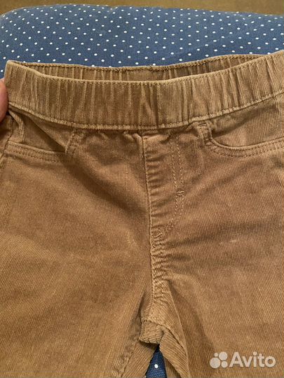 Брюки для девочки вельветовые H&M р-р 98