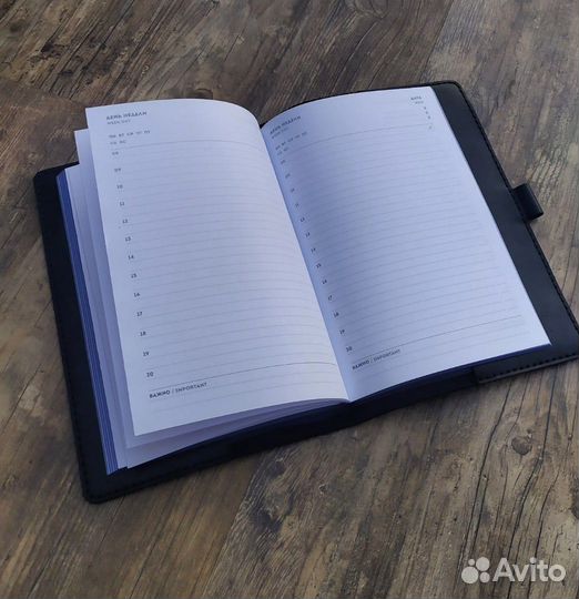 Обложка для блокнота / книги из натуральной кожи