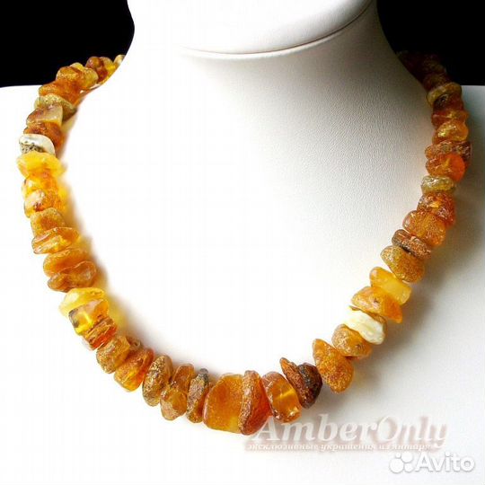 Лечебные бусы из янтаря (арт. 2122b)